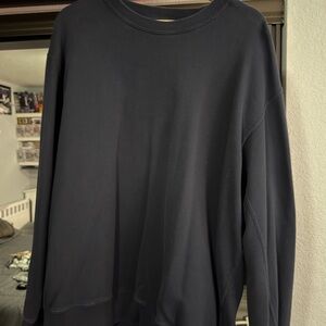 Uniqlo Men's Crewneck Sweatshirt - navy blue